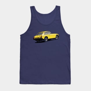 MGB GT V8 Classic Car in yellow Tank Top